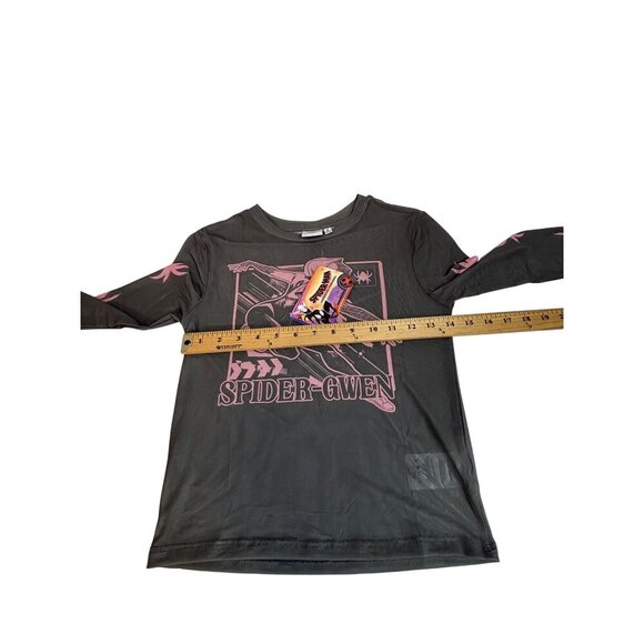 Spider-Man Across The Spider-Verse Spider-Gwen Graphic Crop Top Womens Small NWT - Picture 9 of 11